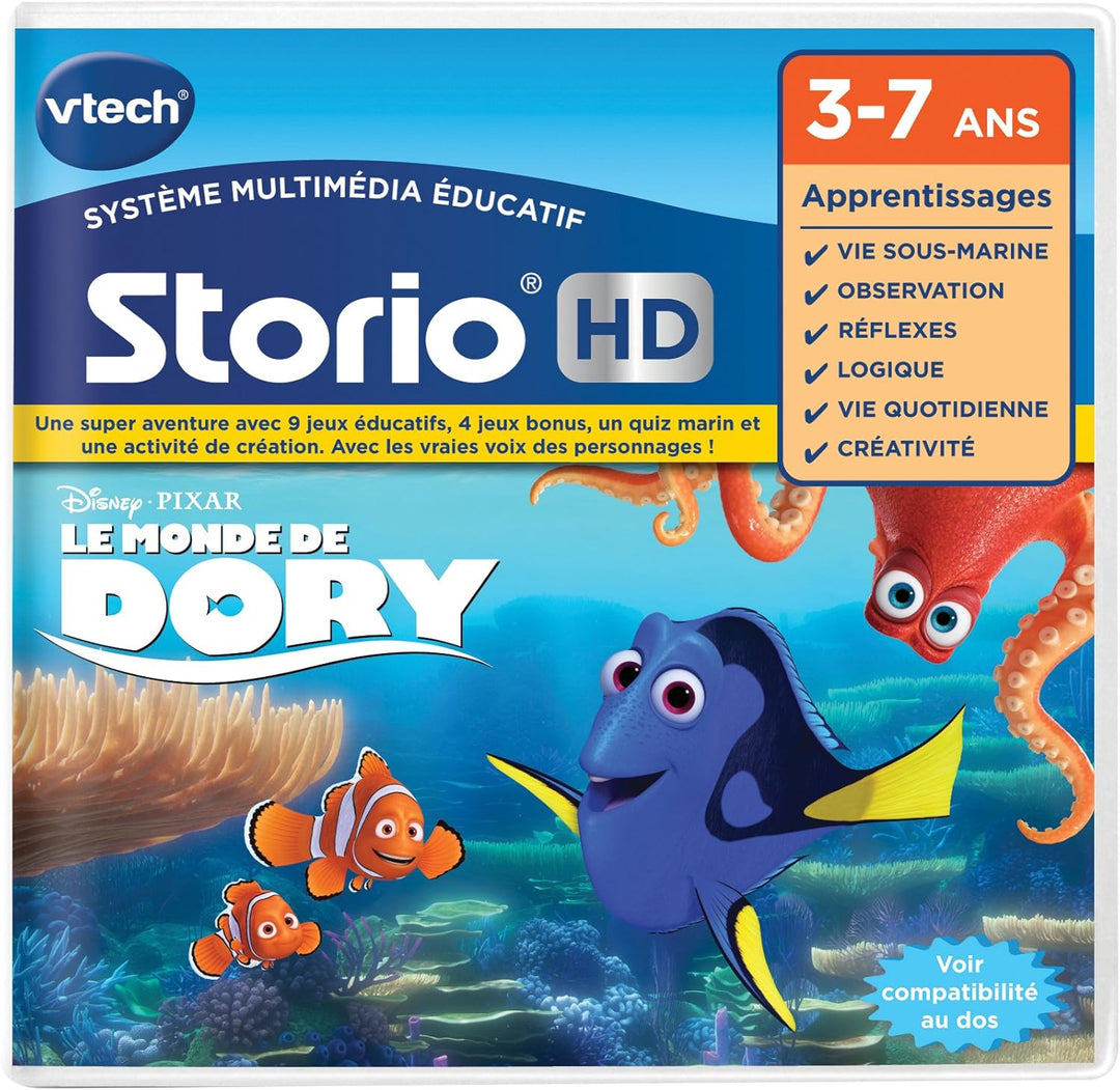 VTech – 274905 – Spiel für HD Storio – Die Welt von Dory (französische Version)
