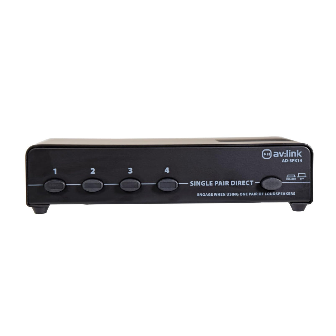 AV Link 128.425 140 W 4 Way geschützt Lautsprecher Selector Einzeln, Einzeln