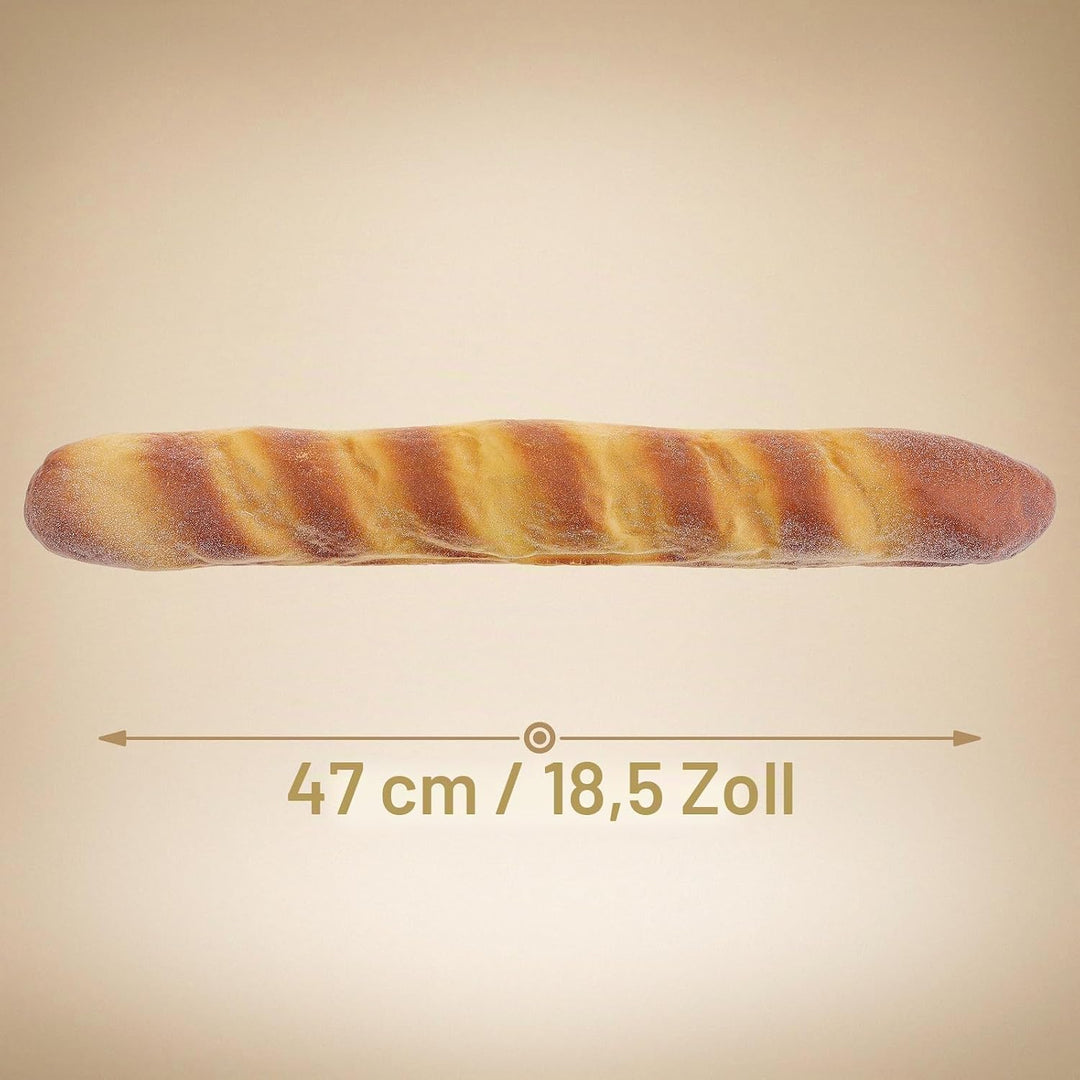 Gresorth 47cm Künstliche Lang Brot Requisite Gefälschte Baguette Simulation Lebensecht Nachspeise fü