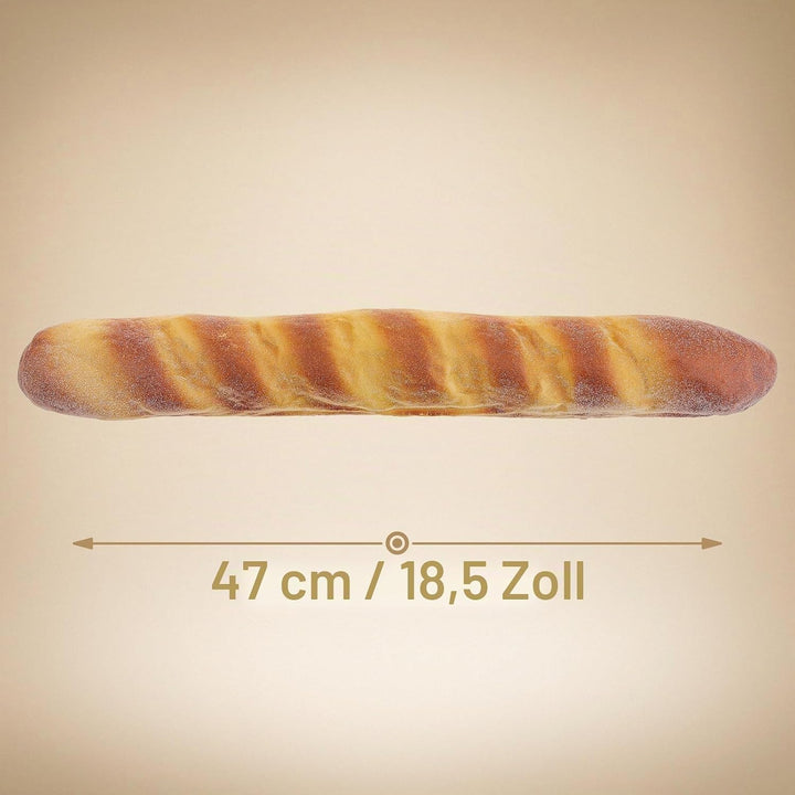 Gresorth 47cm Künstliche Lang Brot Requisite Gefälschte Baguette Simulation Lebensecht Nachspeise fü
