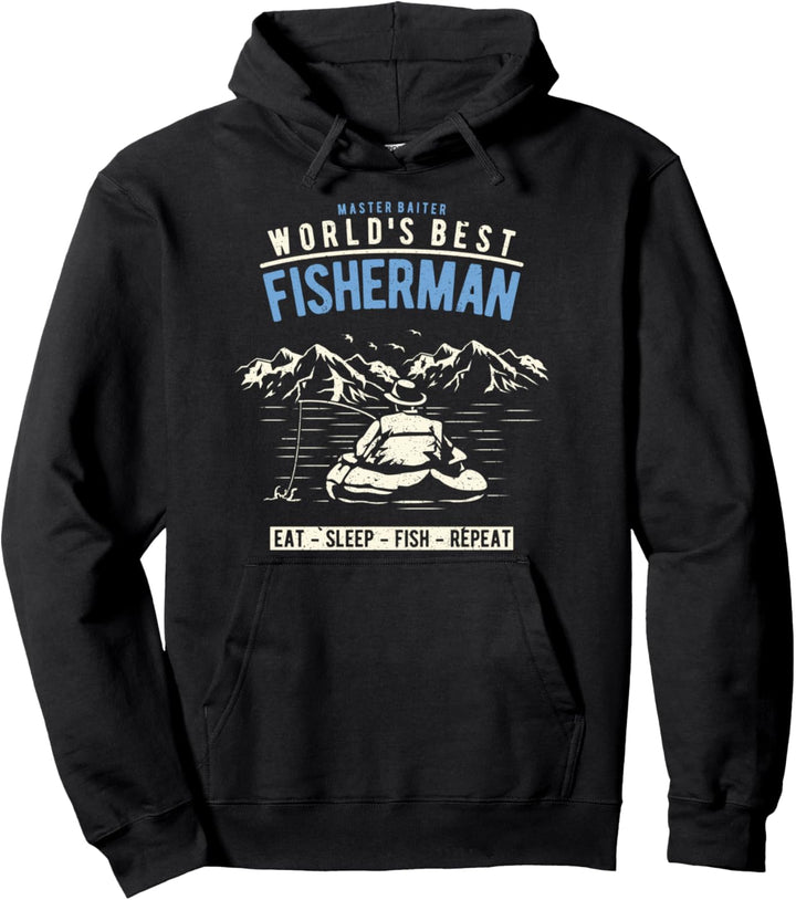 Angler Angeln Fischer Fischen Spruch Pullover Hoodie
