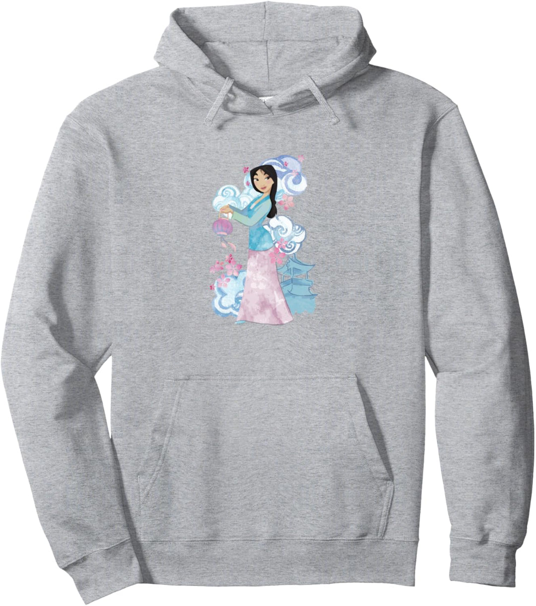 Disney Mulan Watercolor Portrait Pullover Hoodie