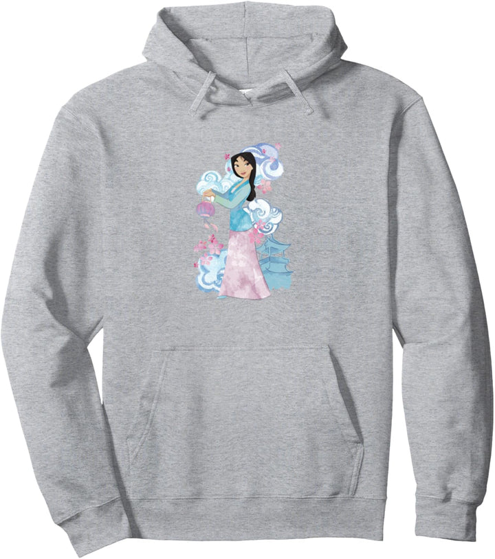 Disney Mulan Watercolor Portrait Pullover Hoodie