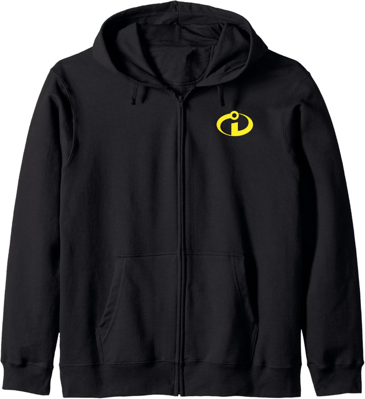 Disney Pixar Incredibles Yellow Logo Pocket Kapuzenjacke