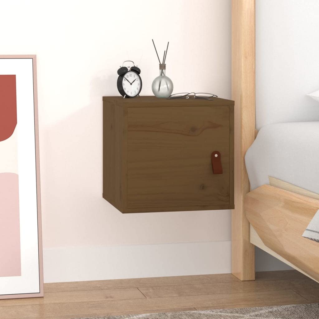 31,5x30x30 cm Wandschrank TV Schrank mit 2 Fächern Hängeschrank Bücherregal Schweberegal Lagerschran