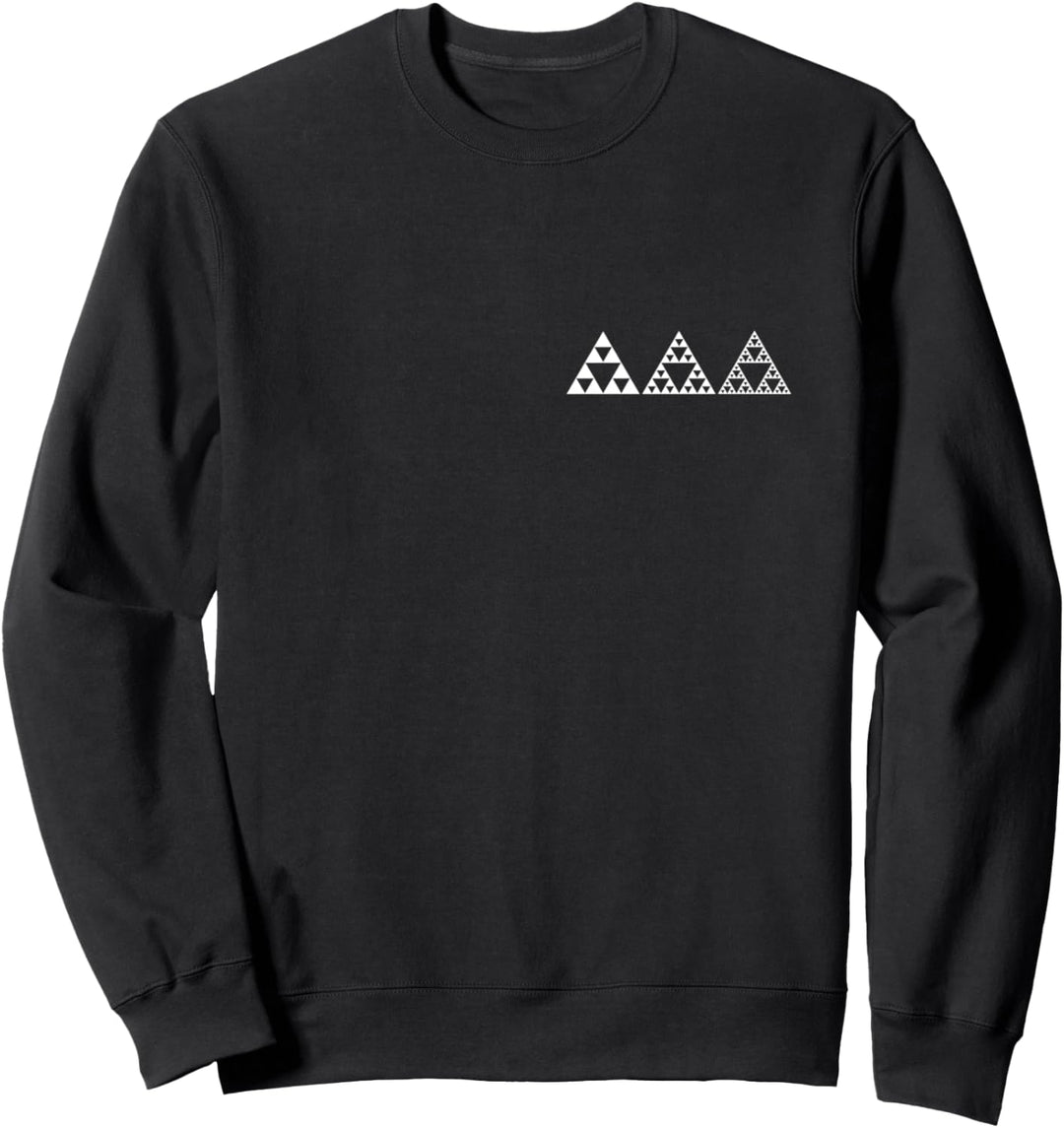 Mathematik Sierpinski Dreieck Fraktale Geometrie Unendlich Sweatshirt