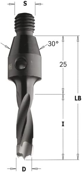 ATT, PUNTA FILETTATO CIECO F/HW S = 10 M/30 (DE) D = 8 X 50 X 75 CM, SX