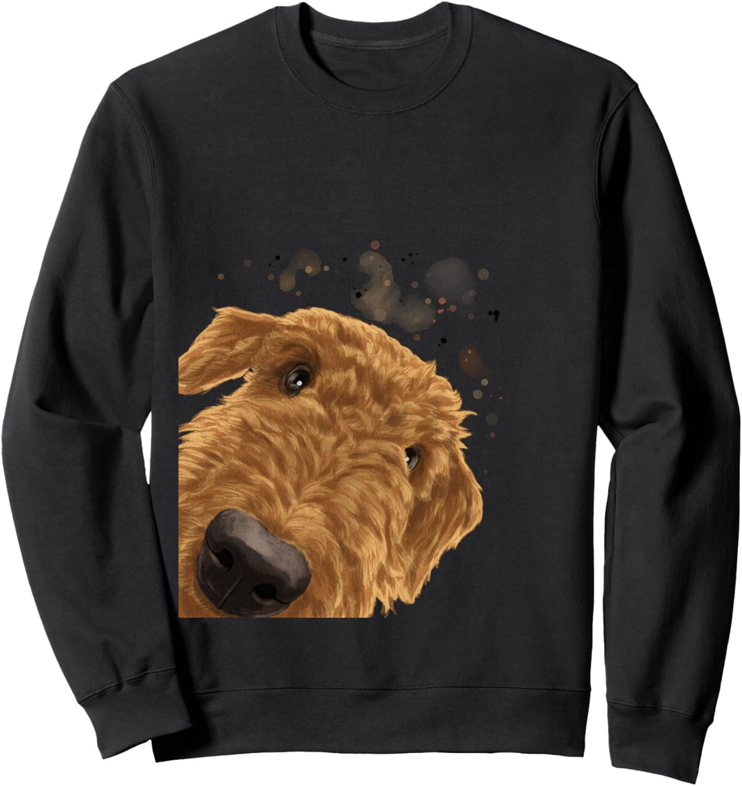 Hund Airedale Terrier Sweatshirt