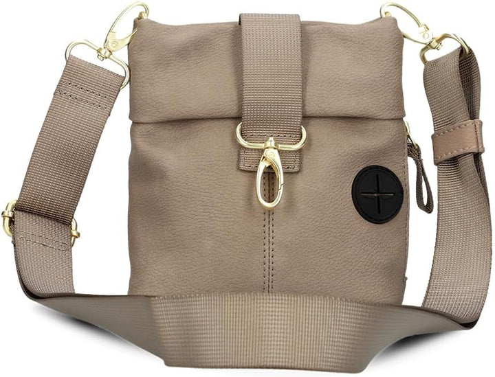 Zwei Hunde Leckerlibeutel Leo LET40 aus Kunstleder – Futtertasche für Hundetraining & Gassi gehen, K