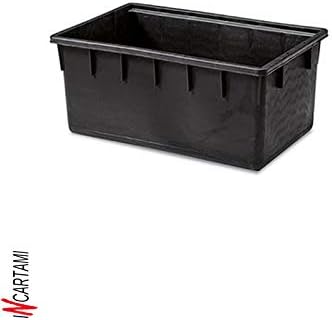 Zylinder, rechteckig, schwarz, 94 x 63 x 57 cm, 250 l