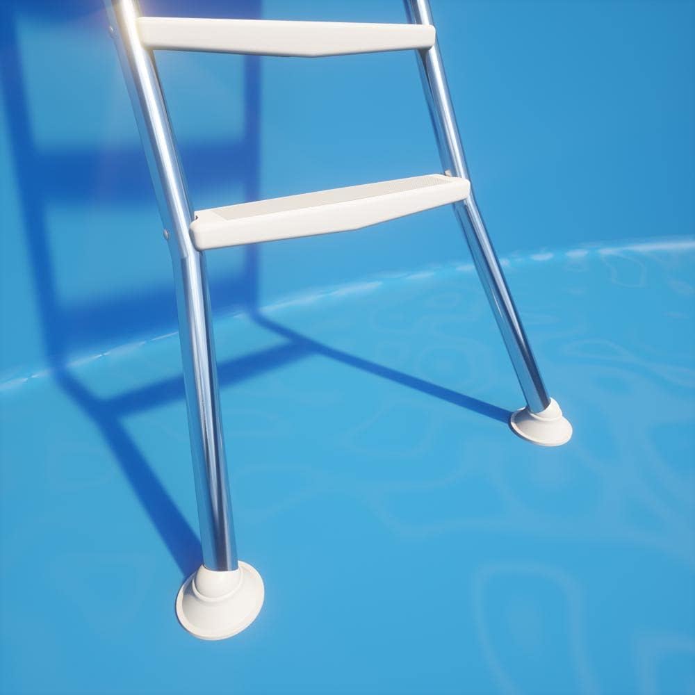 Original ASTRAL Edelstahl Leiter für 1,35 m Pool - 2X 5 Stufen - hochwertiges V2A