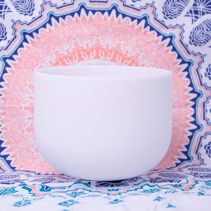 ENERGYSOUND 432 Hz Crystal Singing Bowl D Note Sacral Chakra 10 Inch 25 cm
