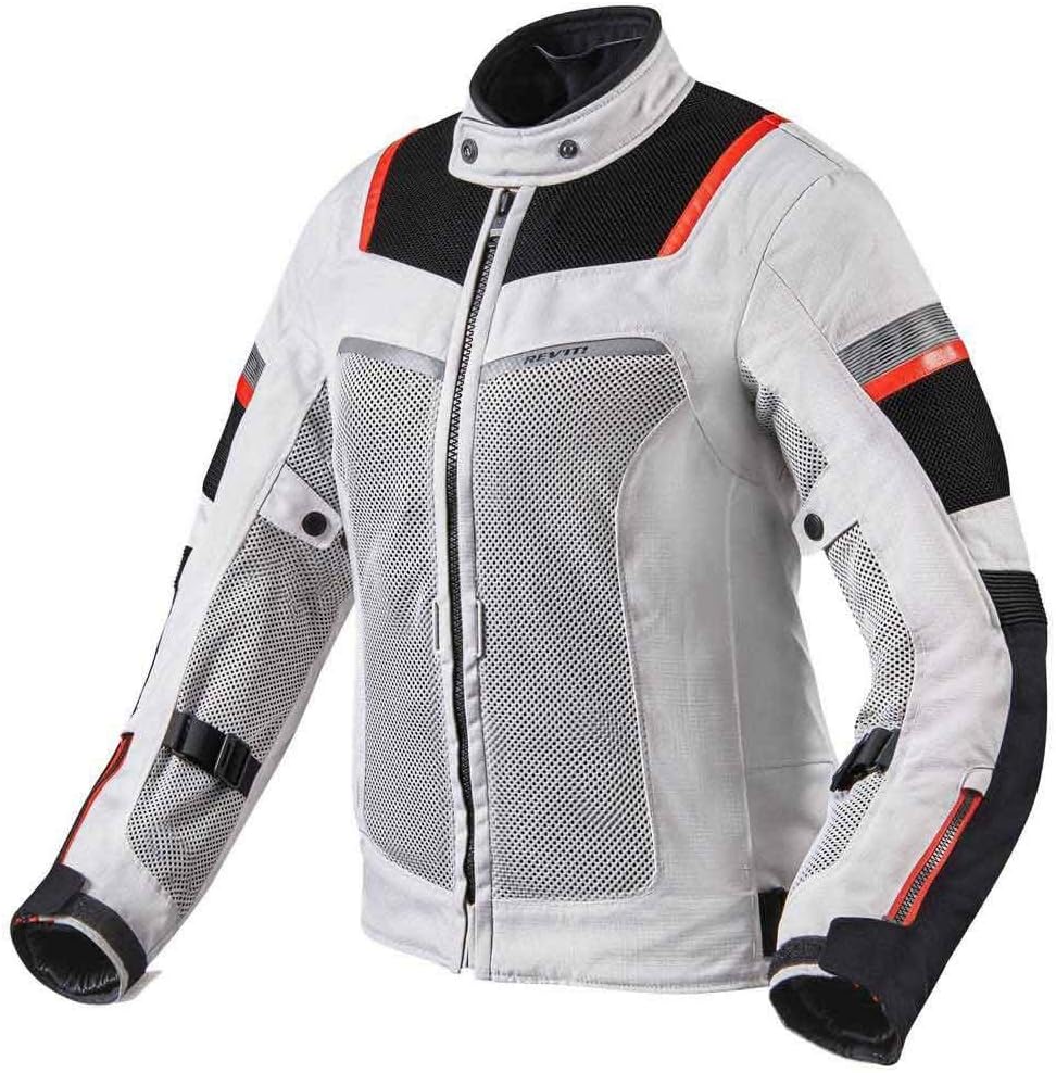 Revit Tornado 3 Damen Motorrad Textiljacke (White/Black,36)