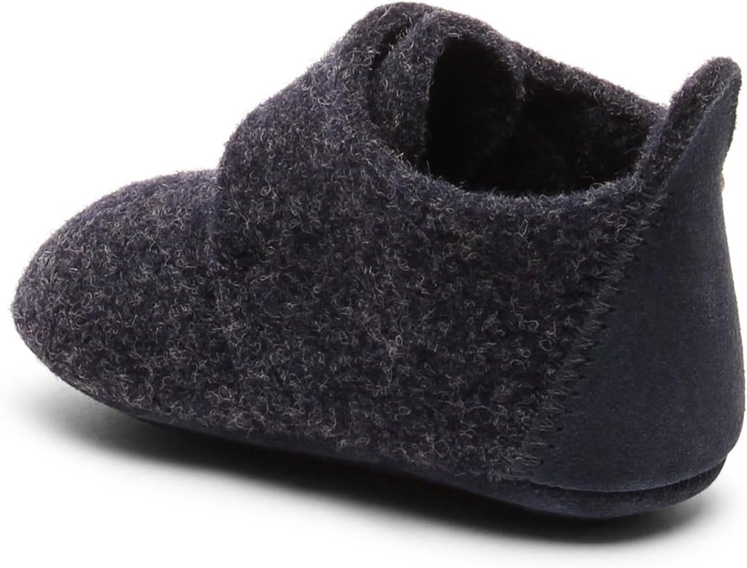 Bisgaard Unisex Kinder Baby Wool Niedrige Hausschuhe 18 EU Blau, 18 EU Blau