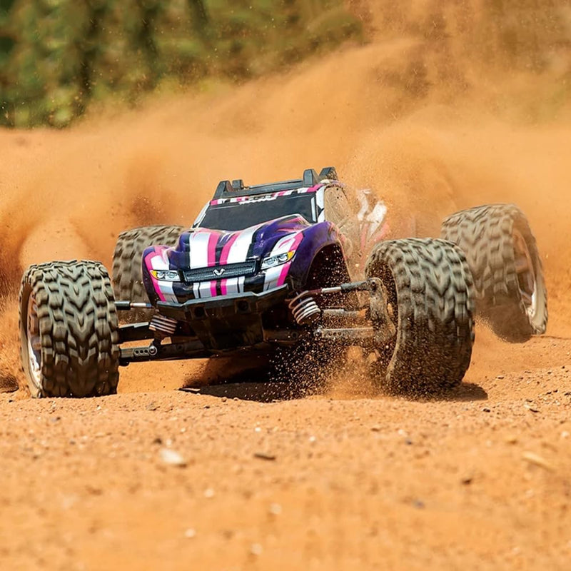 TRAXXAS RUSTLER 4X4 VXL PINK RTR OHNE AKKU/LADER 1/10 4WD Stadium Truck BRUSHLESS