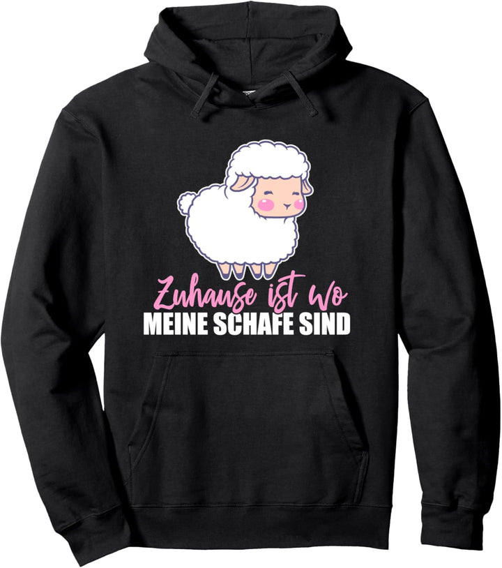 Zuhause Ist Wo Meine Schafe Sind Schäfer Geschenk Pullover Hoodie