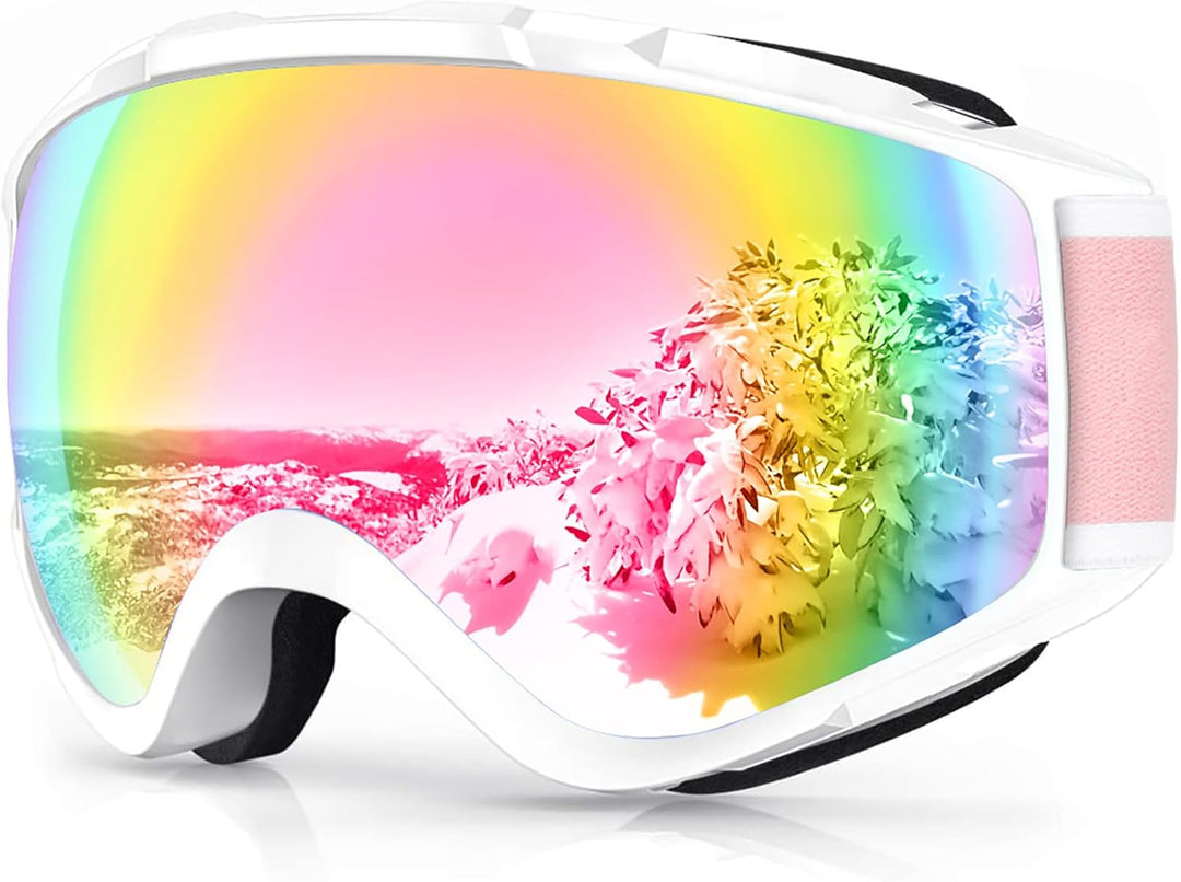 Findway Skibrille, Snowboard Brille für Brillenträger Herren Damen Erwachsene Jugendliche OTG UV-Sch