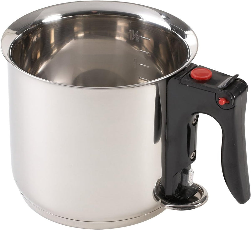 Baumalu 220565 Simmertopf, edelstahl 18/10 1.50 Liter 16 cm rund