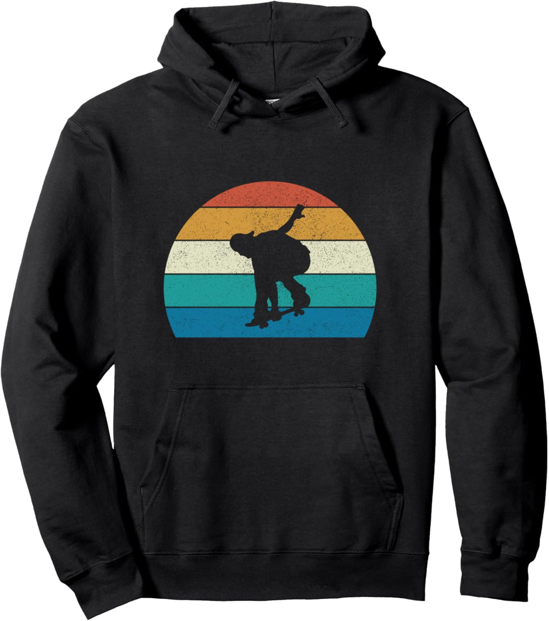 Skateboarding, Skateboarder Geschenk, Vintage Pullover Hoodie