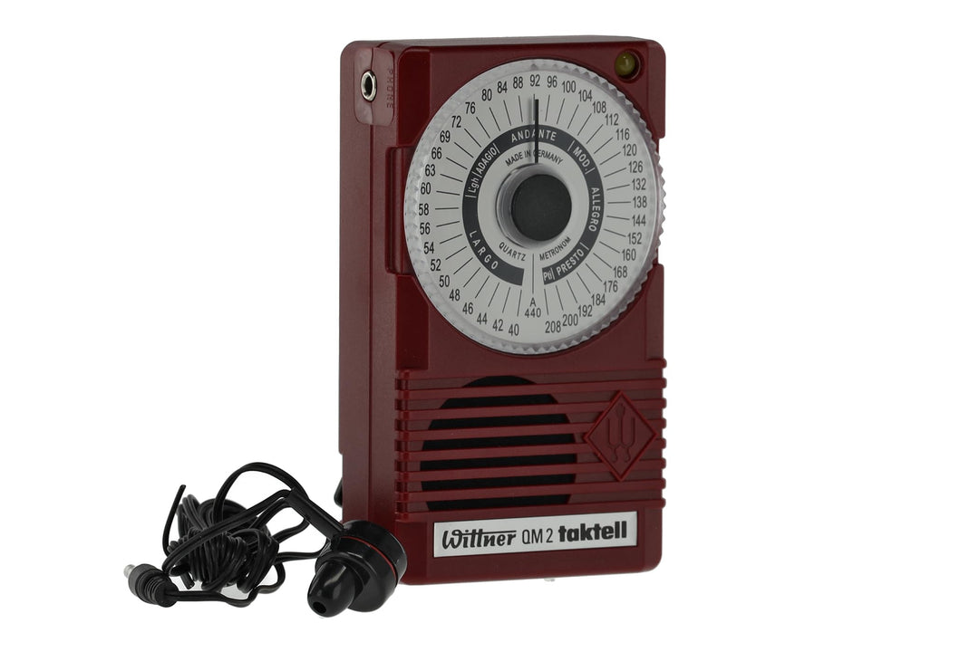 Wittner Metronom 861141 QM2 rubinrot QM2 rubinrot Single, QM2 rubinrot Single