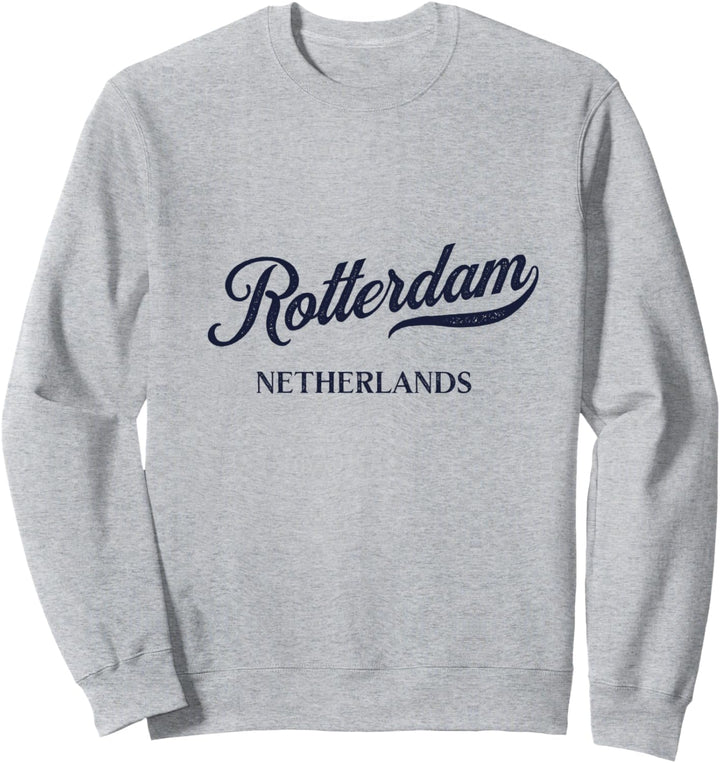 Retro Niederlande Stadt - Vintage Rotterdam Sweatshirt