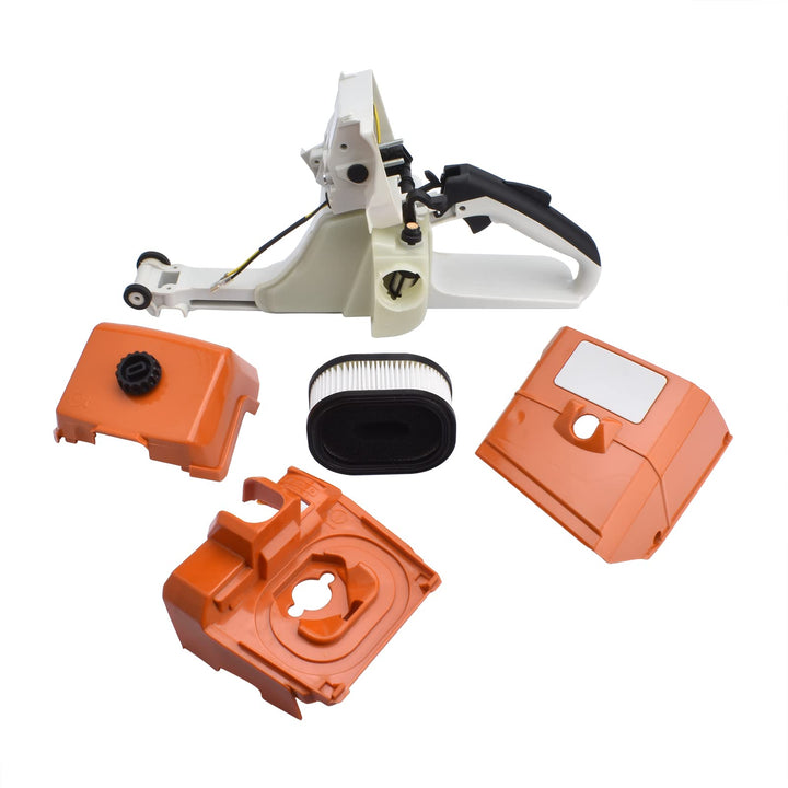 Cancanle Kraftstofftank hinterer Griff mit Luftfilter und Abdeckboden für STIHL MS440 044 Kettensäge