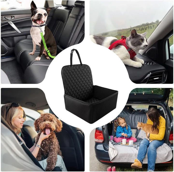 Hundeautositz, grosser wasserdichter Hundesitz für Auto, Booster-Schutzabdeckung, Kissen für Sicherh