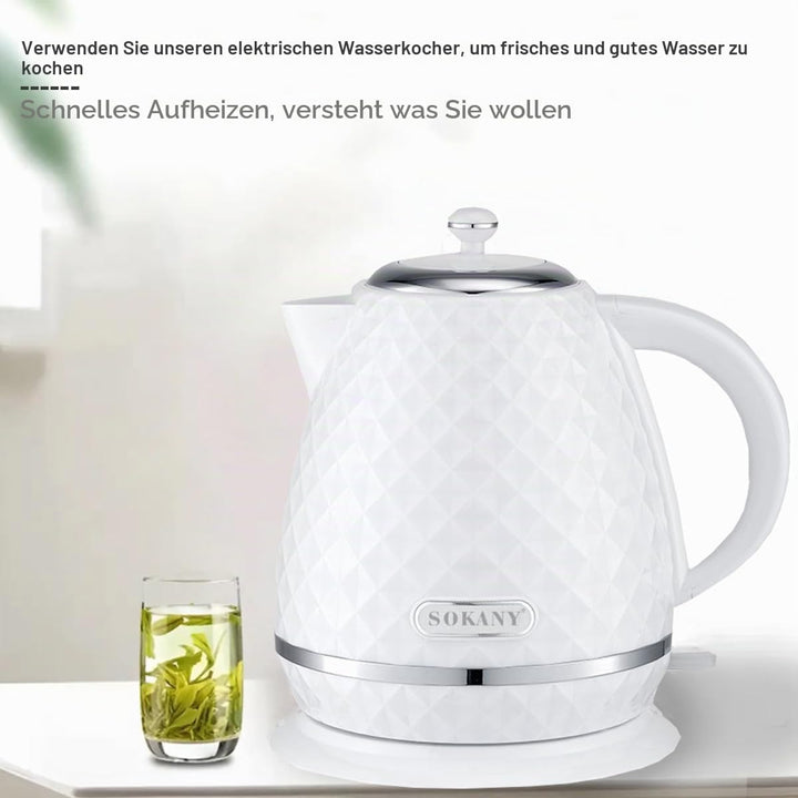 SOKANY SK-1032 2200W Wasserkocher, 1,7L Teekocher, herausnehmbarer Kalkfilter, Auto-Off, Wasserstand