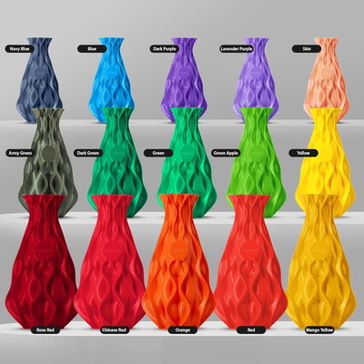 ERYONE PLA Filament 1.75 mm, 3D-Drucker Filament PLA, 0,03 mm, 1 kg/Spule, Orange C-Regular-Orange,