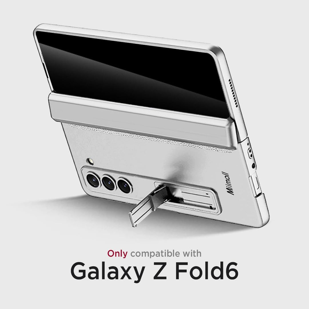 Miimall Kompatibel mit Samsung Galaxy Z Fold 6 Hülle mit Displayschutz Anti-Peeping+Magnetischer Sch