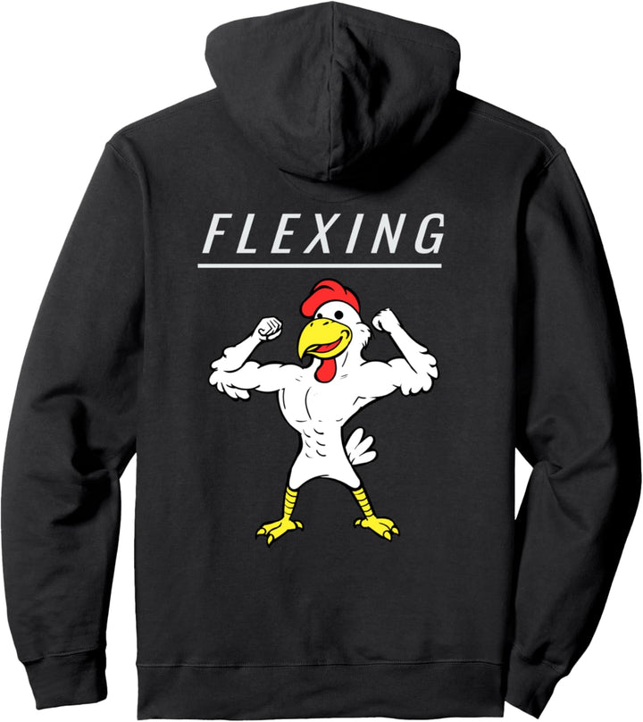Lustiger biegender Röster Pullover Hoodie