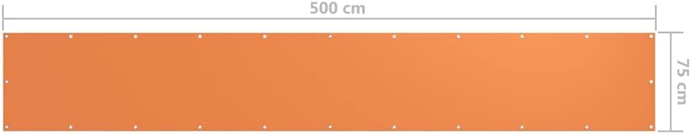 vidaXL Balkon Sichtschutz Bespannung Terrasse Windschutz Sonnenschutz Balkonbespannung Balkonverklei