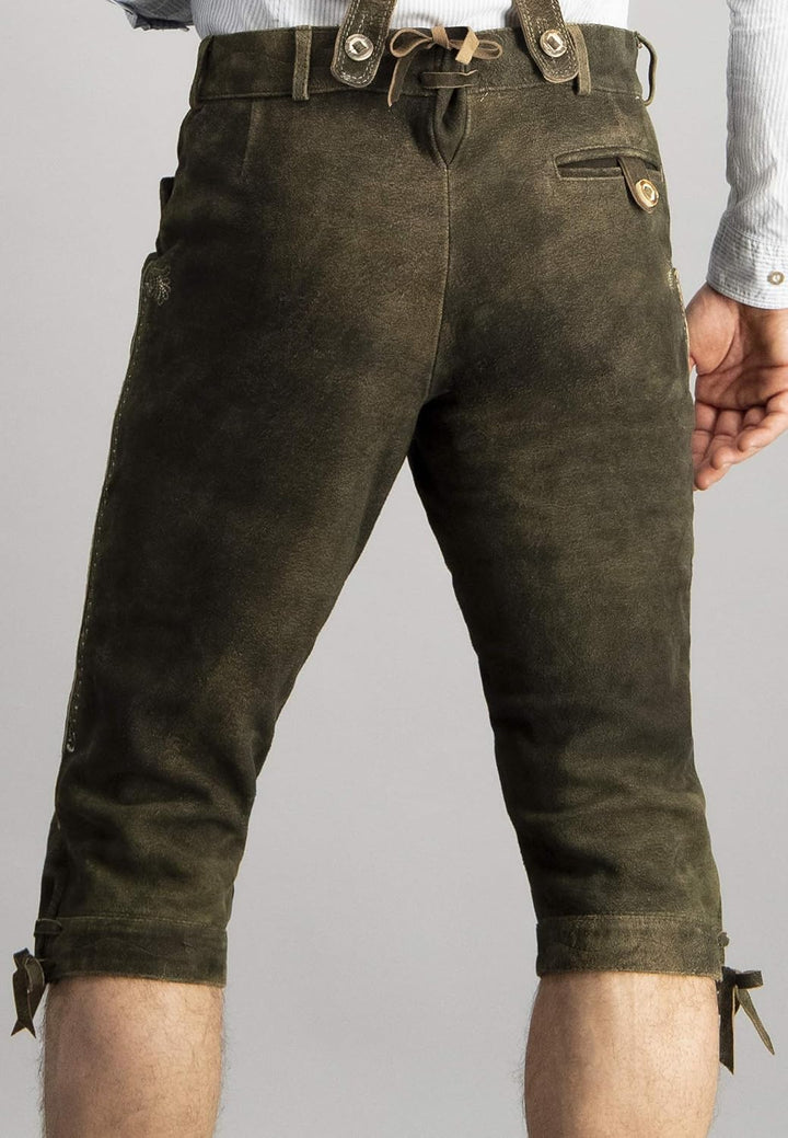 Stockerpoint Herren Lederhose 44 Braun (Bison), 44 Braun (Bison)