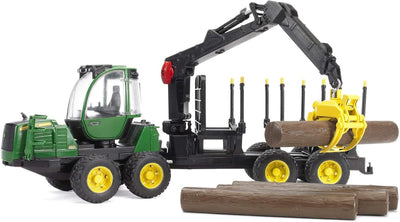 bruder 02133 John Deere 1210E Rückezug Plus Zubehör