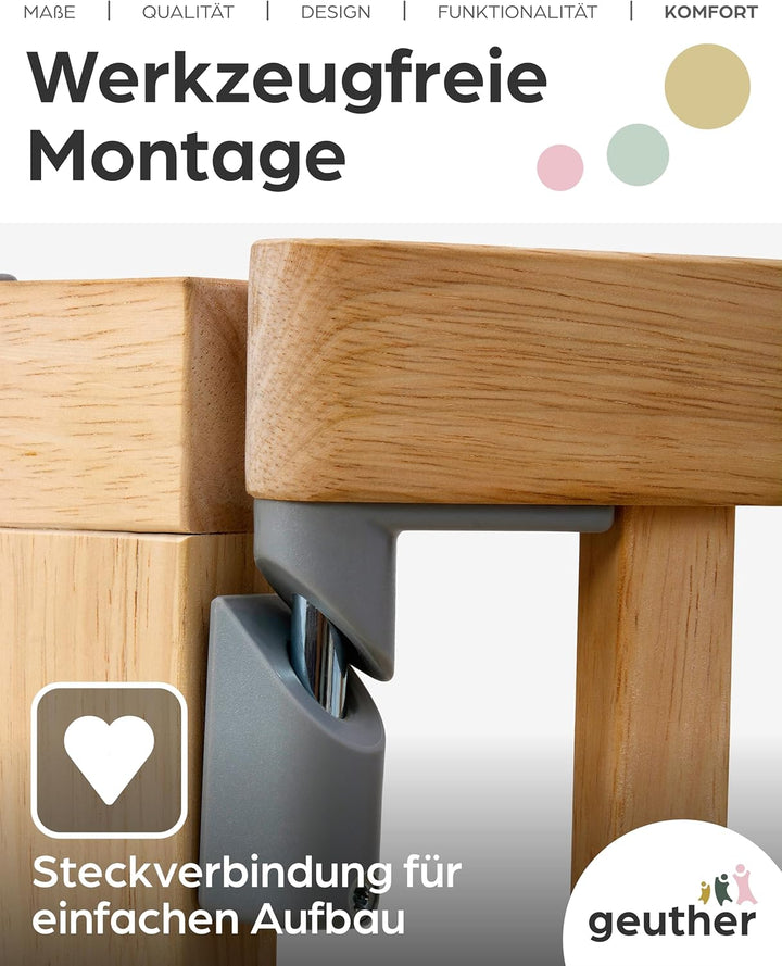 Yoko Verlängerung für Kinderschutzgitter Holz 40-160 cm I Erweiterung Kaminschutzgitter flexibel ohn