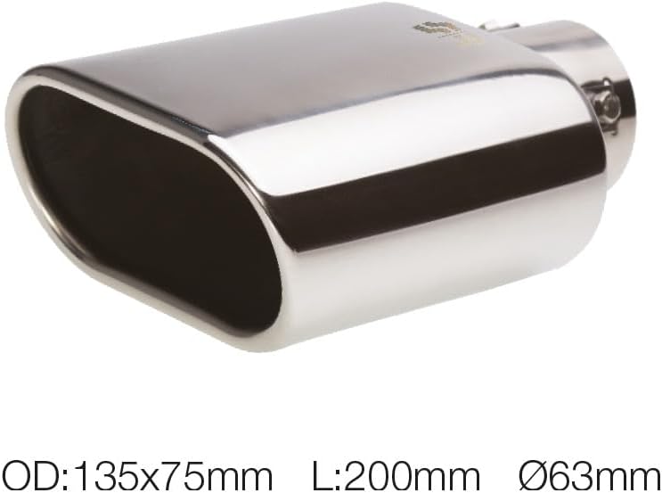 Simoni Racing TRX/16 Exhaust Tip Rectangular, Inox