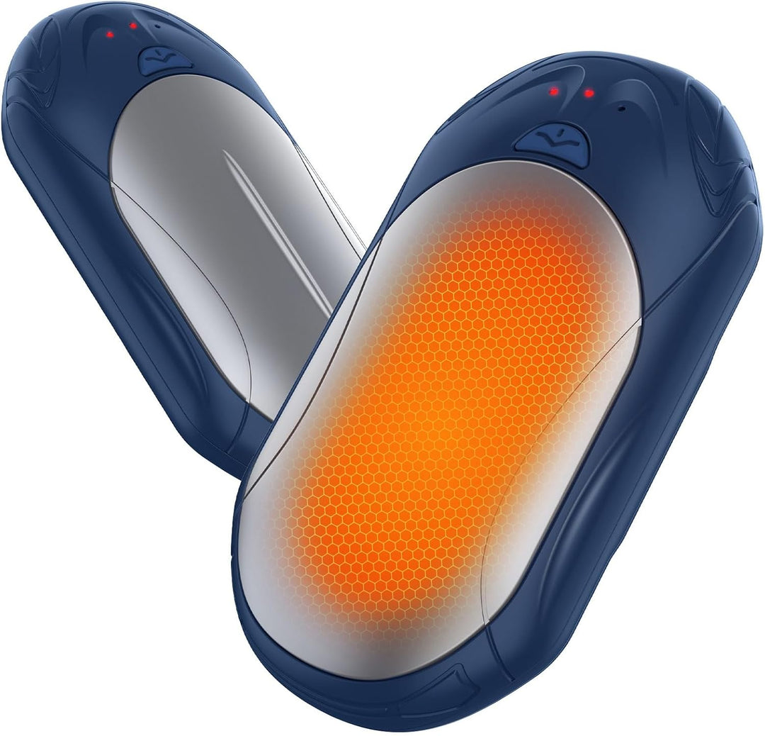 BOSONER Handwärmer Elektrisch Taschenwärmer Wiederaufladbar: 2er-Set 6000mAh Elektrischer Handwärmer