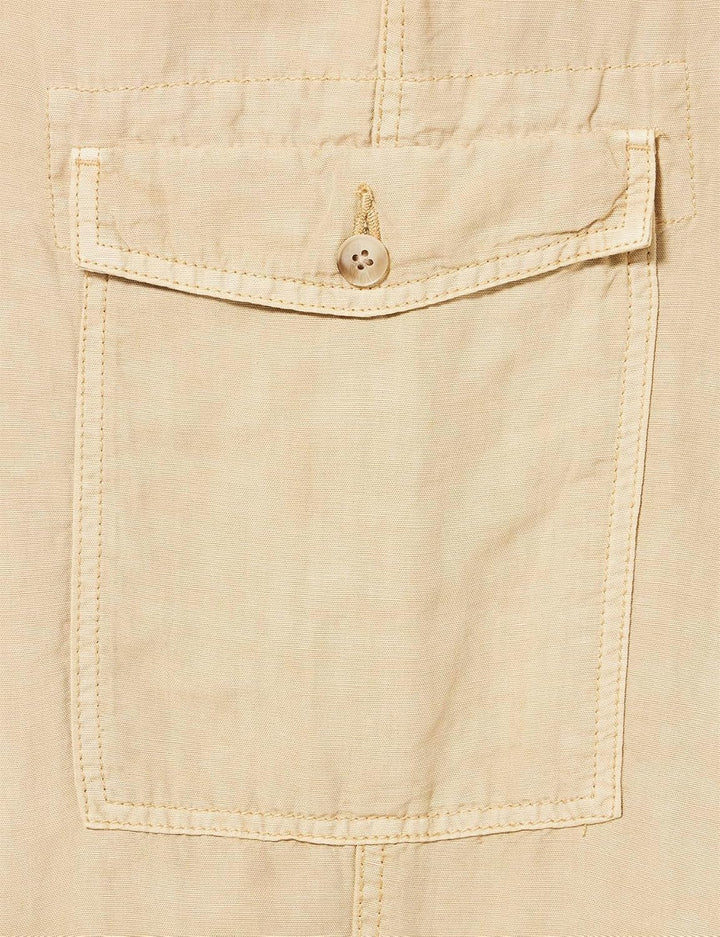ESPRIT Damen Hose 30 345/Light Khaki, 30 345/Light Khaki