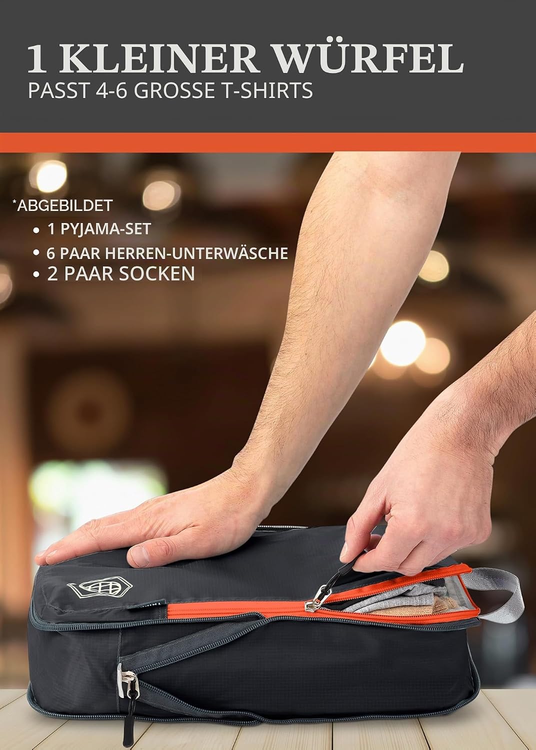 TRIPPED Travel Gear Kompression Verpackung Würfel Set für Carryon Travel-leicht dauerhaft Veranstalt