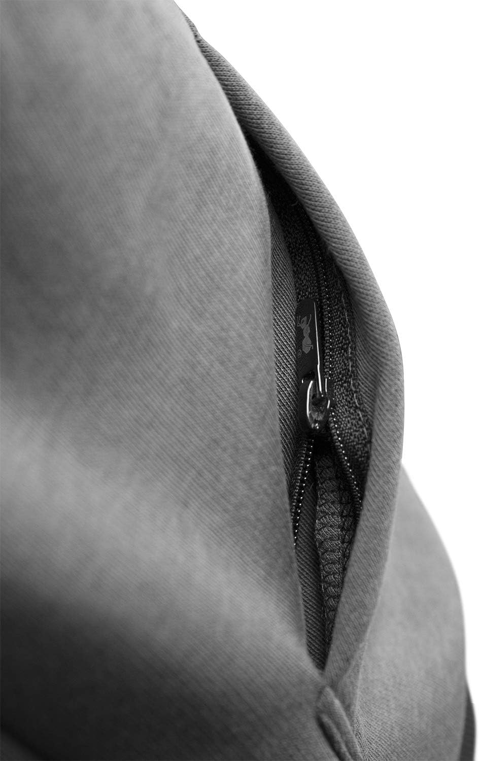 strongAnt Hoodie mit Reissverschluss für Herren warme Fleece Jacke mit Kapuze XS Grau / Schwarz, XS