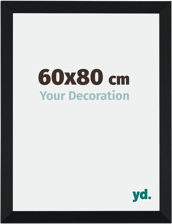 yd. Your Decoration - Bilderrahmen 60,00x80,00 cm - Bilderrahmen aus MDF mit Acrylglas - Antireflex