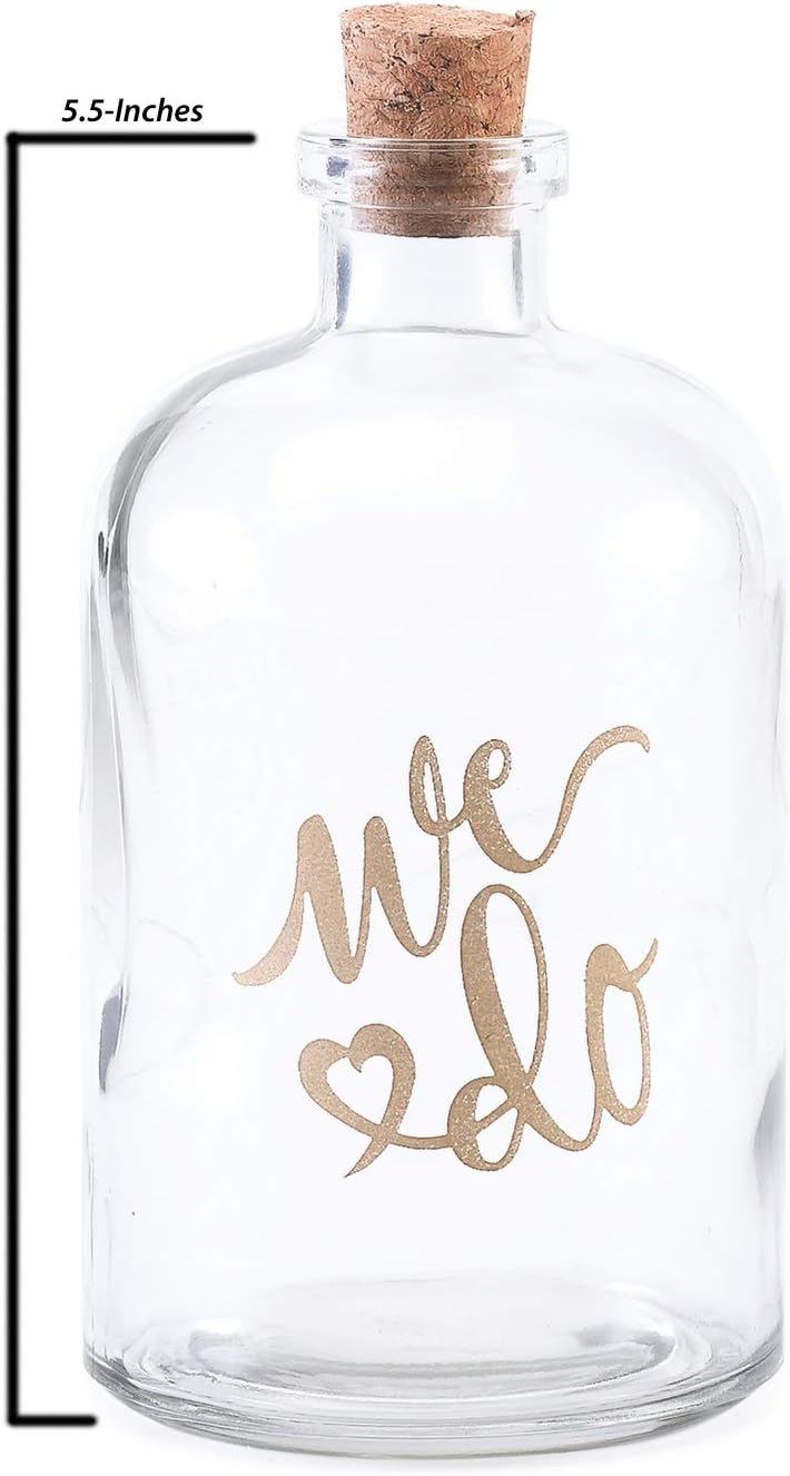Hortense B. Hewitt Hochzeits-Dekanter, We Do Sand Zeremonie Zylinder oder Vase, 14 cm, We Do 5.5-Inc