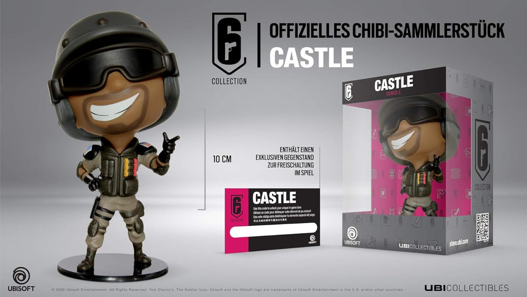 Ubisoft Six Collection – Castle Figur (Rainbow Six Siege, Serie 5), Castle Figur