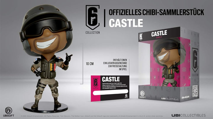 Ubisoft Six Collection – Castle Figur (Rainbow Six Siege, Serie 5), Castle Figur