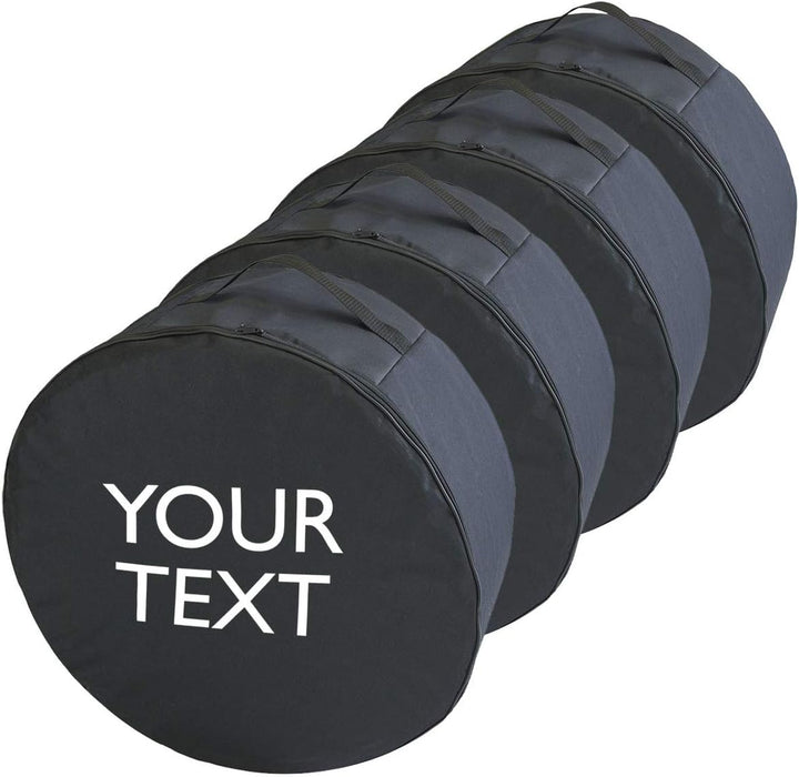 Ferocity Personalisierter Premium Qualität Reifentasche mit Ihrem Wunsch-Text Set 17''- 22'' XXXL Ve
