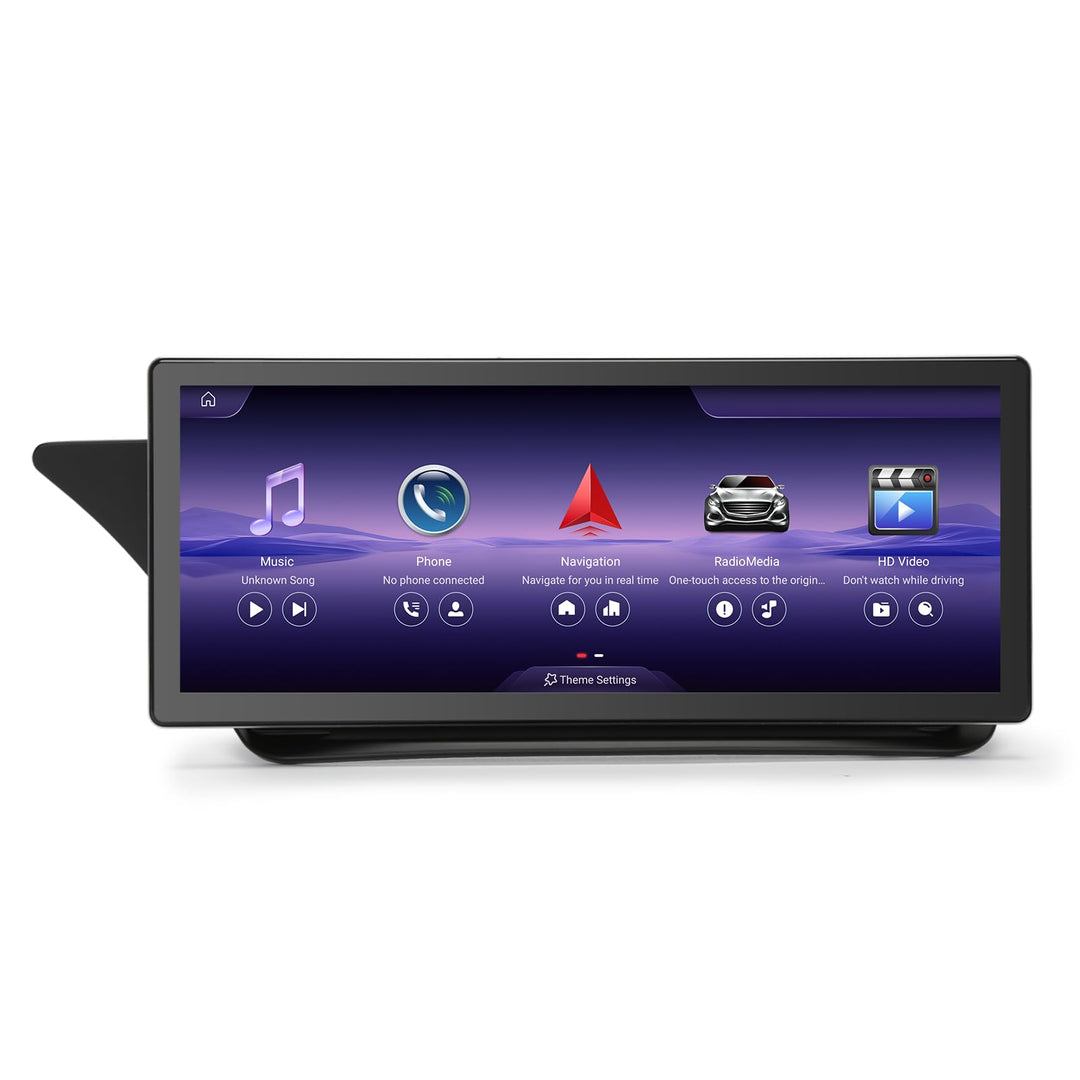 Erisin 10.25 Zoll Qualcomm 8-Kern 4GB+64GB Android 14 Autoradio GPS Navi für Mercedes E-Klasse W207