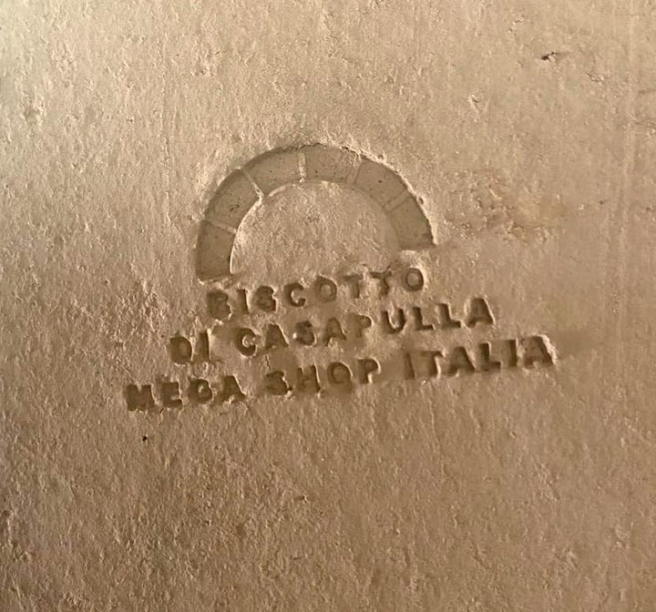 Megashopitalia Casapulla Keks aus feuerfestem Stein für Pizzaofen Saputo Made in Italy (L 40 x B 40