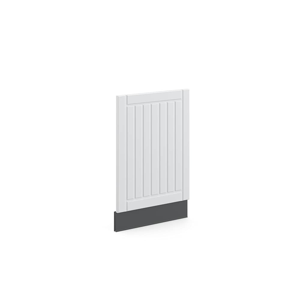 Vicco Frontblende R-Line, Anthrazit/Weiss, 45 cm ohne Arbeitsplatte