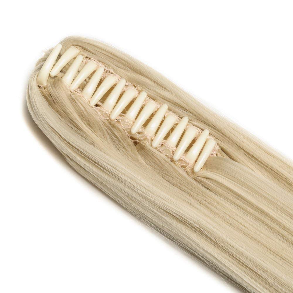 SEGO Ponytail Extension Pferdeschwanz Haarteil Haarverlängerung Zopf Hair Piece Haar Glatt Hitzebest