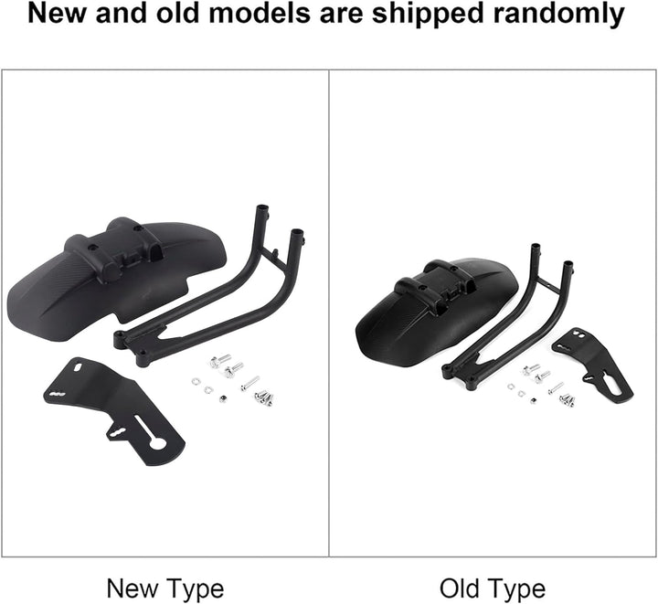 Schwarz Motorrad Hinterrad Kotflügel, Motorrad Edelstahl Kotflügel Heckabdeckung,Heck Kotflügelschut